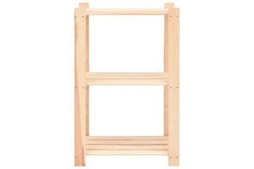 Lagringshyller 3 etasjer 3 stk 60x38x90cm heltre furu 150kg - Møbler - Stoler & lenestoler - Barstoler