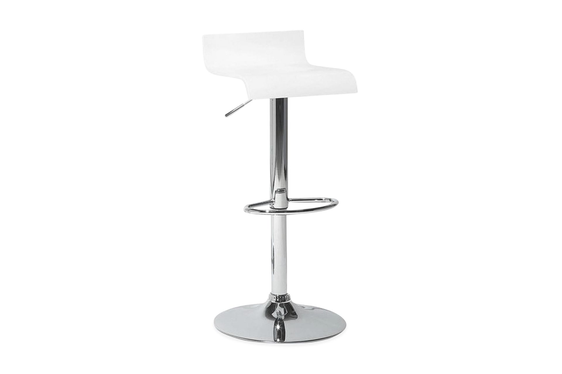 Lucca Barstol 42 cm - Hvit