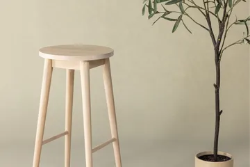 Mollösand Barstol 75 cm - Whitewash - Møbler - Stoler & lenestoler - Barstoler