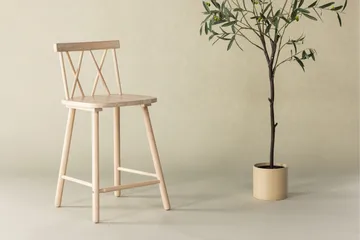 Mollöström Barstol 90 cm - Whitewash - Møbler - Stoler & lenestoler - Barstoler