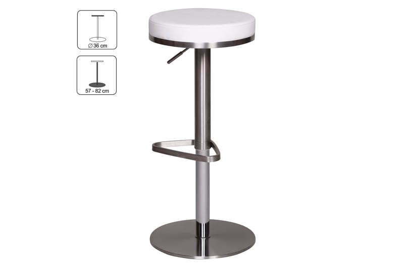 Norsen Barstol - Hvit - Møbler - Stoler & lenestoler - Barstoler