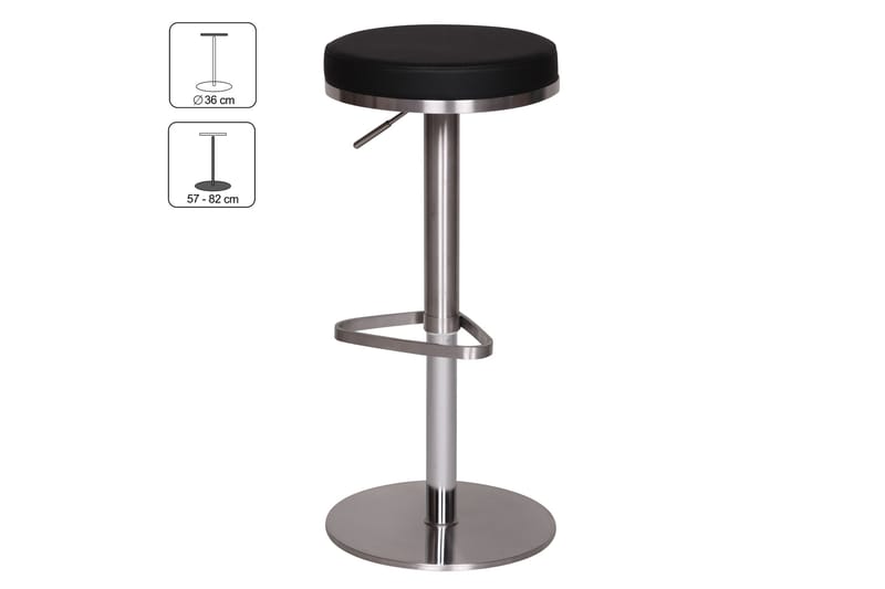 Norsen Barstol - Svart - Møbler - Stoler & lenestoler - Barstoler