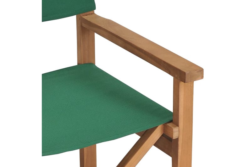 Regissørstol heltre teak grønn - Grønn - Barstoler