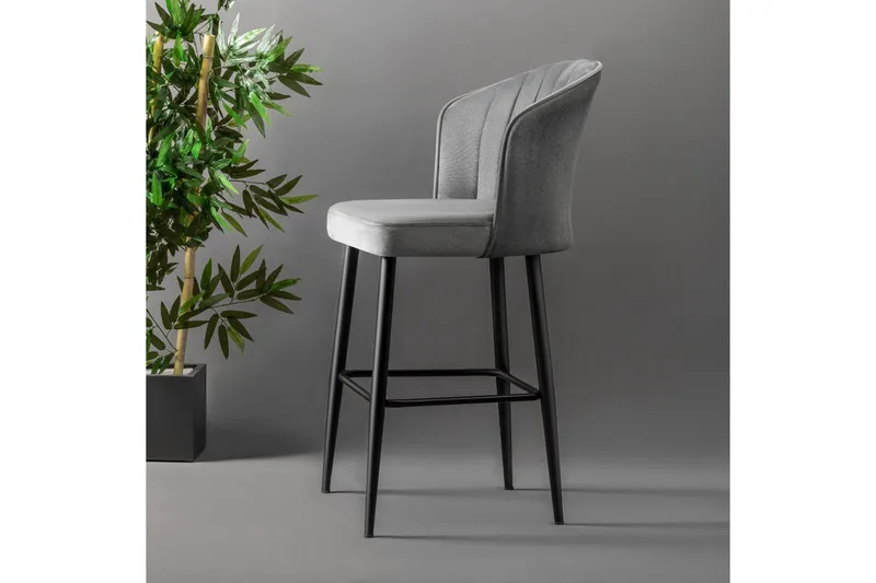 Rubi Barstol - Grå - Møbler - Stoler & lenestoler - Barstoler