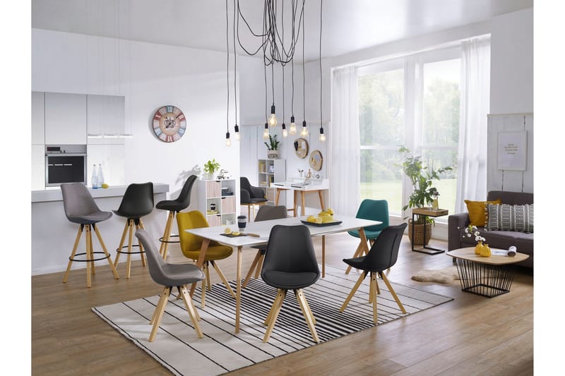 Sarkbank Barstolar 2-pk - Svart/Brun - Møbler - Stoler & lenestoler - Barstoler