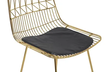 Set med 2 barstolar PRESTON Metall Guld 48cm - Gull - Møbler - Stoler & lenestoler - Barstoler