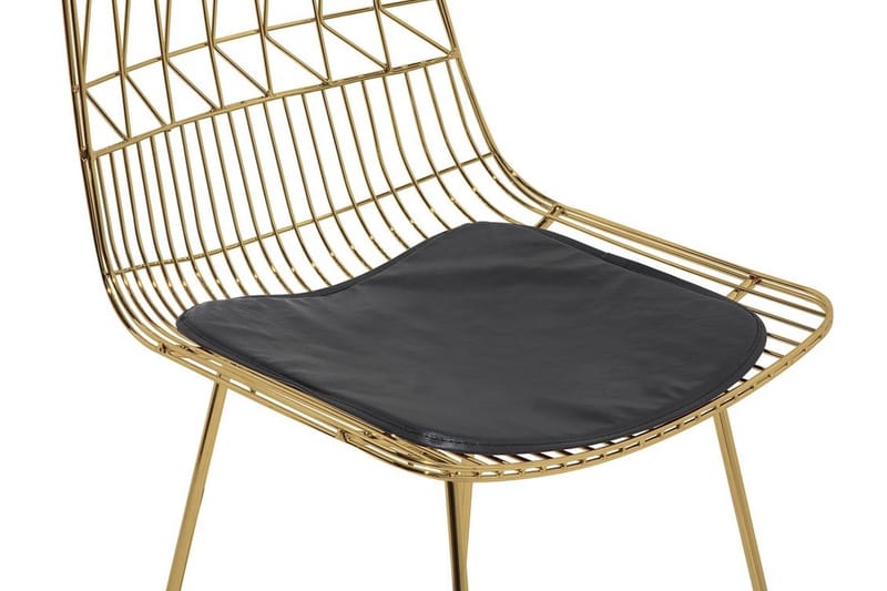 Set med 2 barstolar PRESTON Metall Guld 48cm - Gull - Møbler - Stoler & lenestoler - Barstoler