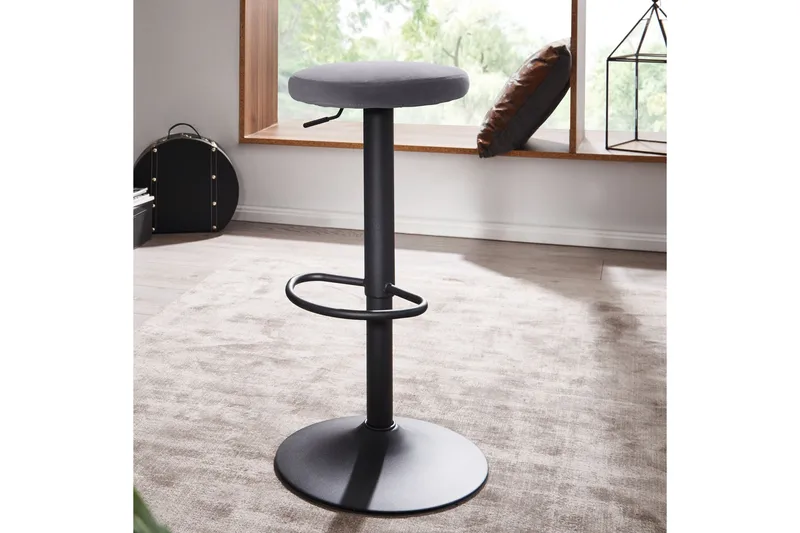 Willowdale Barstol - Lysegrå/Svart - Møbler - Stoler & lenestoler - Barstoler