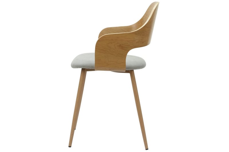 Belle Karmstol - Grå - Møbler - Stoler & lenestoler - Spisestuestoler & kjøkkenstoler