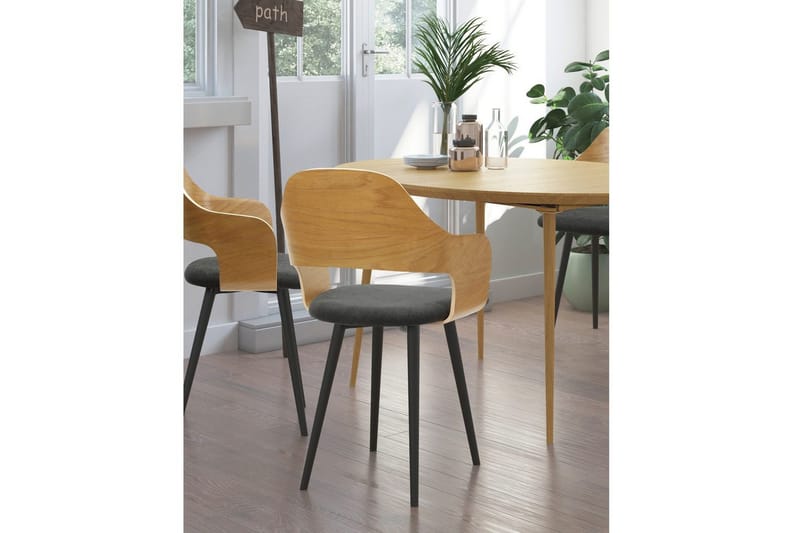 Belle Karmstol - Svart - Møbler - Stoler & lenestoler - Spisestuestoler & kjøkkenstoler