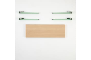 Khalkeus Benk 90x30 cm Brun/Blå - Hanah Home - Møbler - Stoler & lenestoler - Benk - Entrebenk