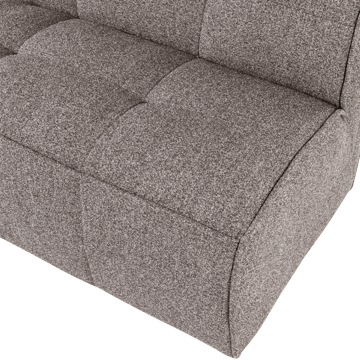 2-seters sofa Cluster - Mellombrun - Møbler - Stoler & lenestoler - Benk