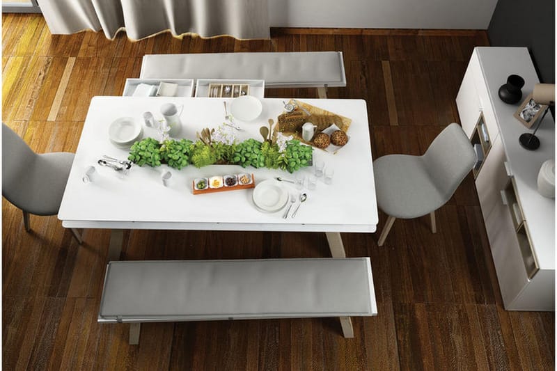 4YOU Bord Hvit - VOX - Møbler - Stoler & lenestoler - Benk - Entrebenk