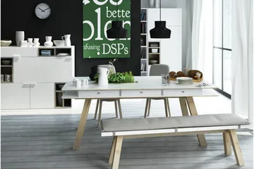 4YOU Bord Hvit - VOX - Møbler - Stoler & lenestoler - Benk - Entrebenk