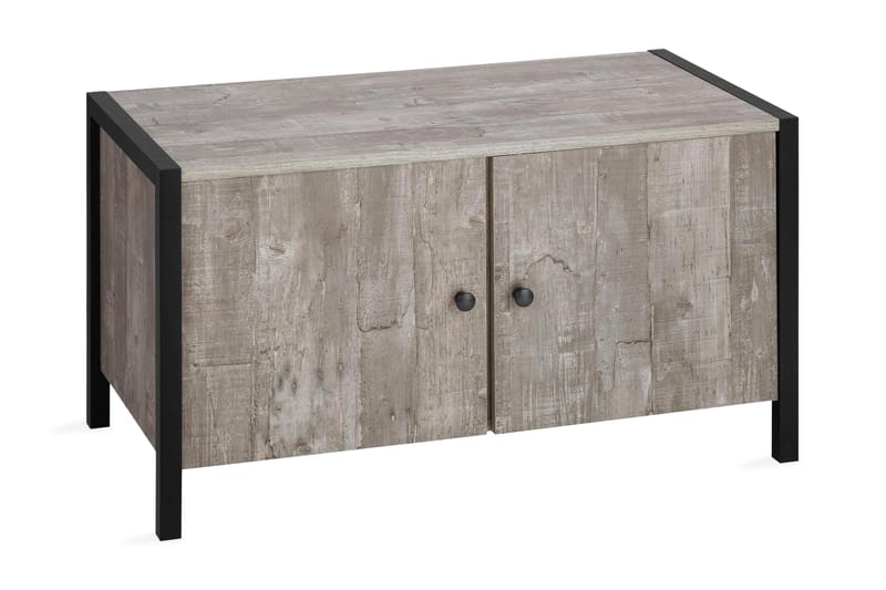 Bagnum Skap 80 cm - Grå / Svart - Møbler - Stoler & lenestoler - Benk - Entrebenk - Entrebenk med oppbevaring