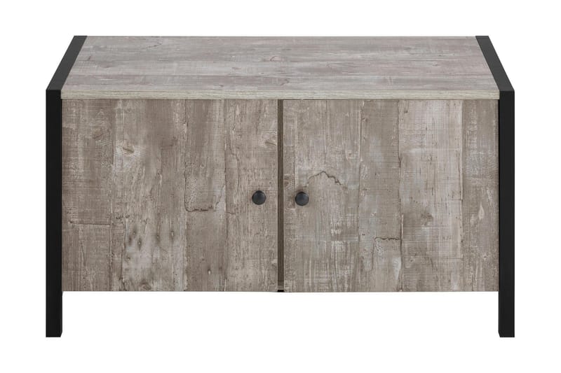 Bagnum Skap 80 cm - Grå / Svart - Møbler - Stoler & lenestoler - Benk - Entrebenk - Entrebenk med oppbevaring