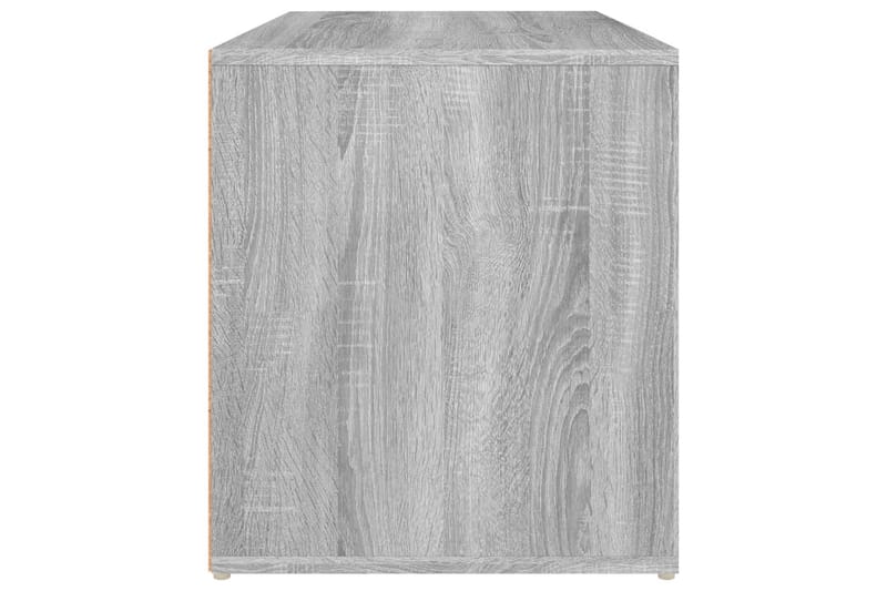 beBasic Gangbenk 80x40x45 cm grå sonoma konstruert tre - GrÃ¥ - Møbler - Stoler & lenestoler - Benk - Skohylle med benk