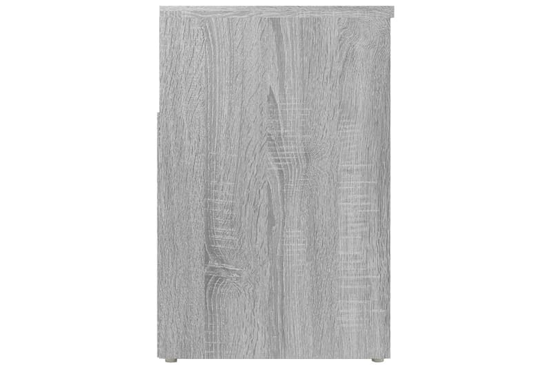 beBasic Skobenk grå sonoma 60x30x45 cm konstruert tre - GrÃ¥ - Møbler - Stoler & lenestoler - Benk - Skohylle med benk