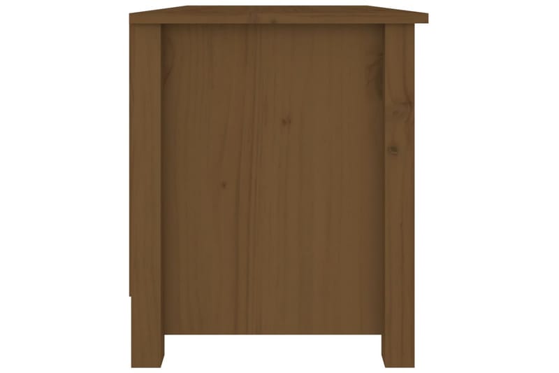 beBasic Skobenk honningbrun 70x38x45,5 cm heltre furu - Brun - Gangoppbevaring - Skohylle med benk