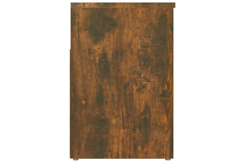 beBasic Skobenk røkt eik 60x30x45 cm konstruert tre - Brun - Møbler - Stoler & lenestoler - Benk - Skohylle med benk