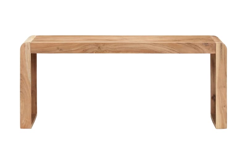 Benk 110x38x46 cm heltre akasie - Brun - Møbler - Stoler & lenestoler - Benk - Entrebenk