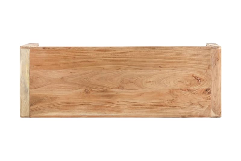 Benk 110x38x46 cm heltre akasie - Brun - Møbler - Stoler & lenestoler - Benk - Entrebenk