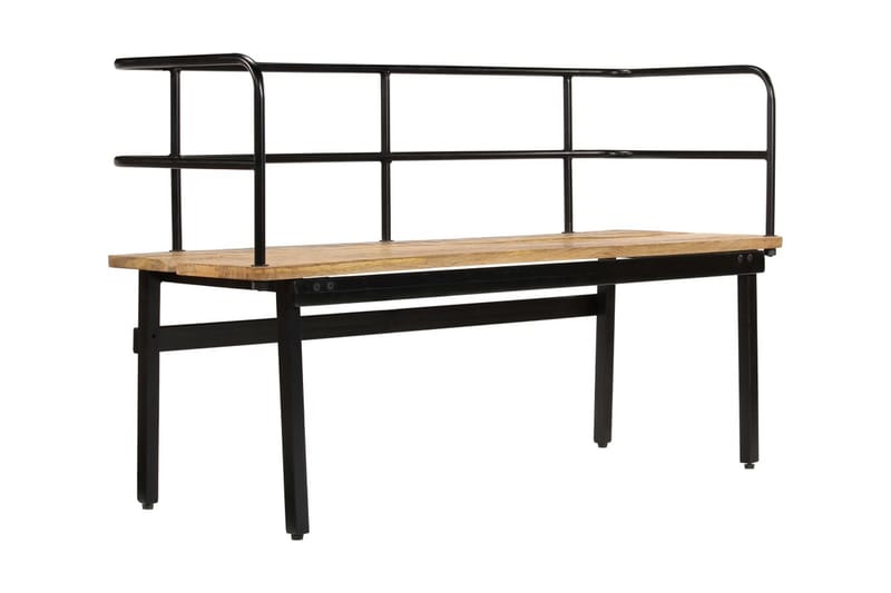 Benk 120x40x70 cm heltre mango - Benk - Benk med ryggstøtte