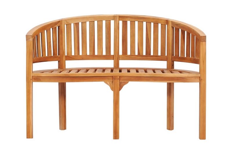 Benk bananformet 120 cm heltre teak - Møbler - Stoler & lenestoler - Benk