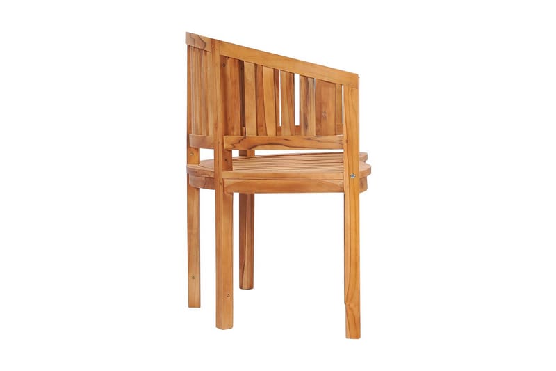 Benk bananformet 120 cm heltre teak - Møbler - Stoler & lenestoler - Benk