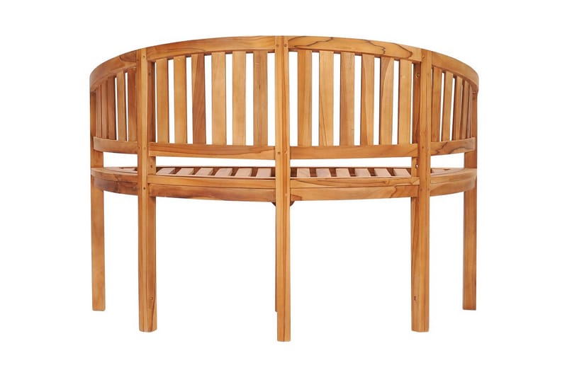 Benk bananformet 120 cm heltre teak - Møbler - Stoler & lenestoler - Benk