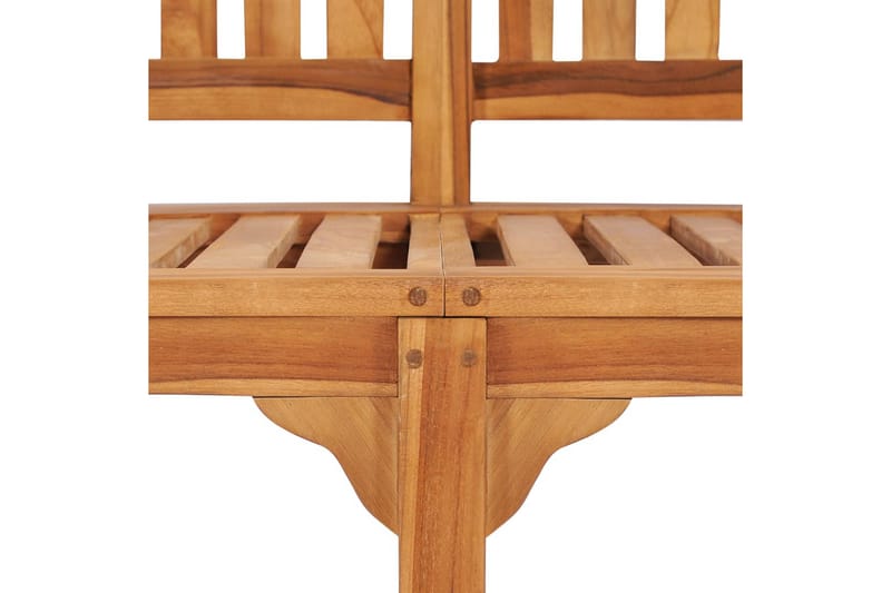 Benk bananformet 120 cm heltre teak - Møbler - Stoler & lenestoler - Benk