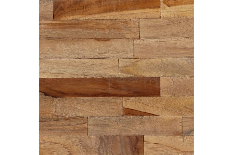 Benk gjenvunnet teak og stål 110x35x45 cm - Teak - Møbler - Stoler & lenestoler - Benk - Entrebenk