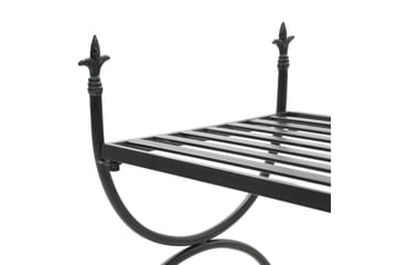 Benk i gammeldags stil metall 83x42x55 cm svart - Møbler - Stoler & lenestoler - Benk - Entrebenk