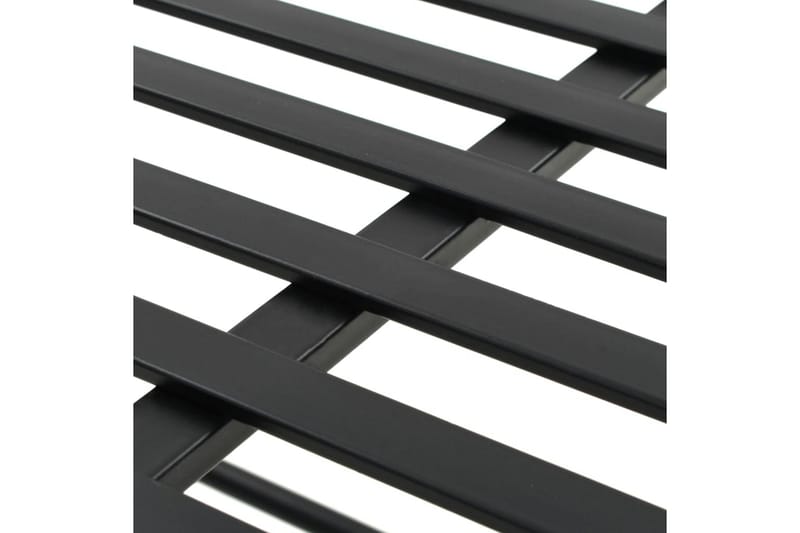 Benk i gammeldags stil metall 83x42x55 cm svart - Møbler - Stoler & lenestoler - Benk - Entrebenk