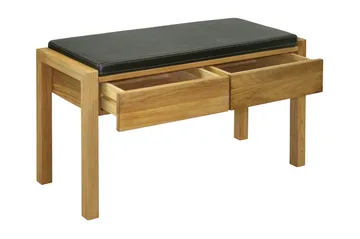 Benk MONDEO med 2 skuffer 88xD36xH492cm - Møbler - Stoler & lenestoler - Benk - Entrebenk - Entrebenk med oppbevaring