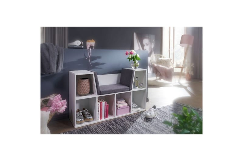 Benke Wohnling Melaminbelagt Sponplate Polstret Sitteplass Oppbevaringsplass Moderne - Møbler - Stoler & lenestoler - Benk