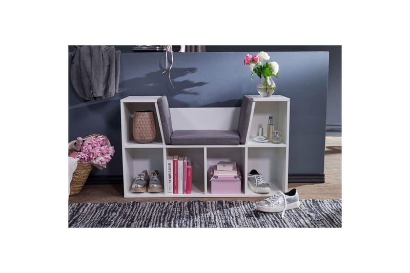 Benke Wohnling Melaminbelagt Sponplate Polstret Sitteplass Oppbevaringsplass Moderne - Møbler - Stoler & lenestoler - Benk