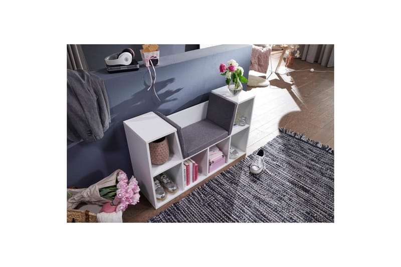 Benke Wohnling Melaminbelagt Sponplate Polstret Sitteplass Oppbevaringsplass Moderne - Møbler - Stoler & lenestoler - Benk