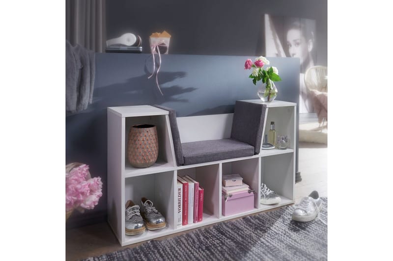 Benke Wohnling Melaminbelagt Sponplate Polstret Sitteplass Oppbevaringsplass Moderne - Møbler - Stoler & lenestoler - Benk