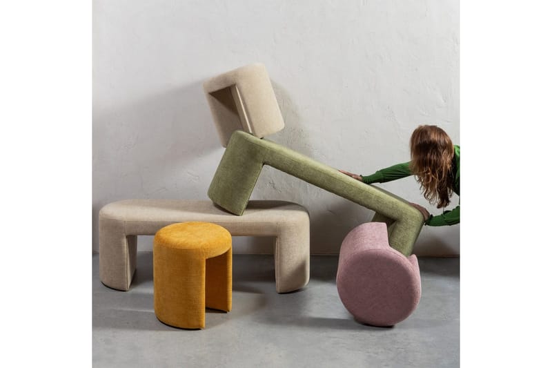 Benken Jacob - Olivengrønn - Møbler - Stoler & lenestoler - Benk - Entrebenk