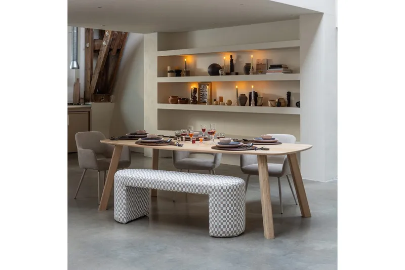 Benken Jacob - Sand - Møbler - Stoler & lenestoler - Benk - Entrebenk