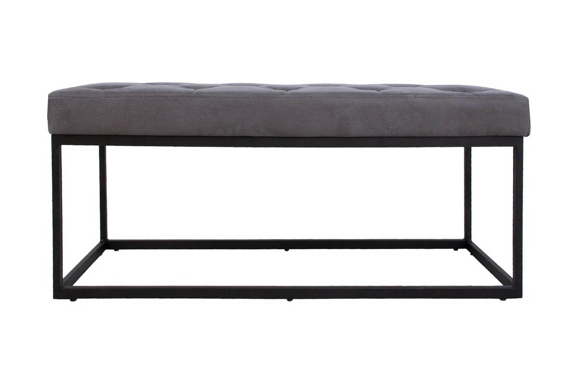 Brigite Benk 100x35x47 cm Grå -