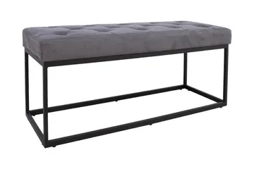 Brigite Benk 100x35x47 cm Grå - Møbler - Stoler & lenestoler - Benk - Entrebenk