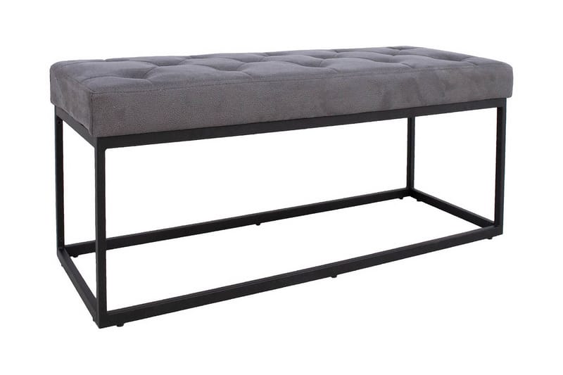 Brigite Benk 100x35x47 cm Grå - Møbler - Stoler & lenestoler - Benk - Entrebenk