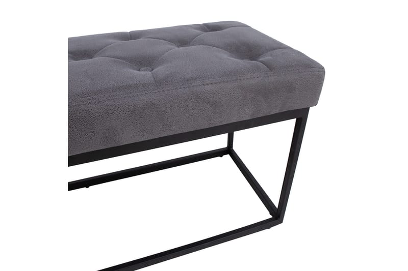 Brigite Benk 100x35x47 cm Grå - Møbler - Stoler & lenestoler - Benk - Entrebenk