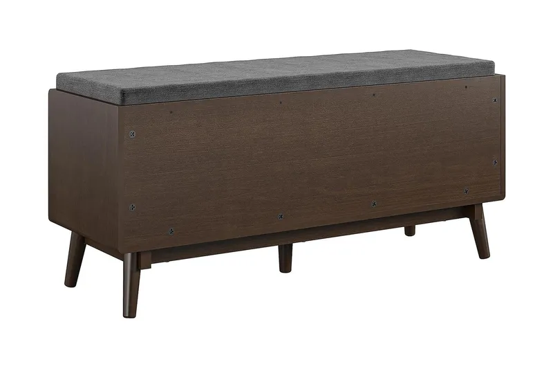 Brittany Sittebenk 118 cm Brun - Novogratz - Møbler - Stoler & lenestoler - Benk - Entrebenk - Entrebenk med oppbevaring