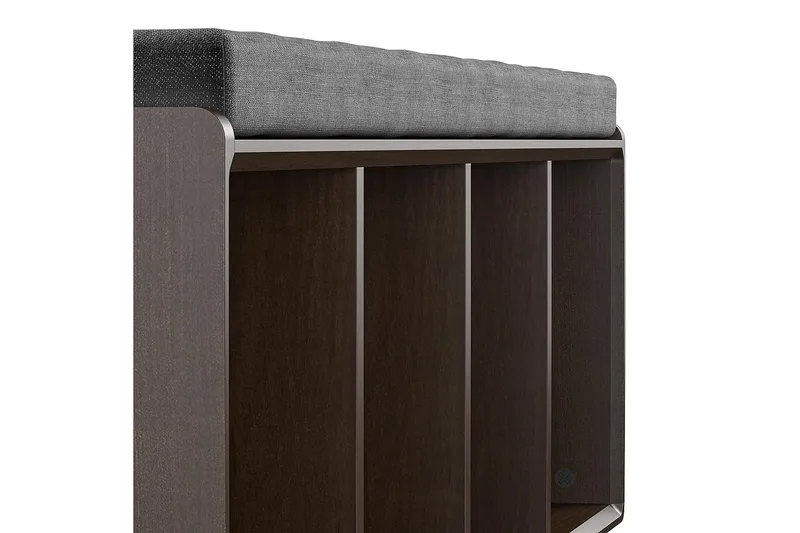 Brittany Sittebenk 118 cm Brun - Novogratz - Møbler - Stoler & lenestoler - Benk - Entrebenk - Entrebenk med oppbevaring