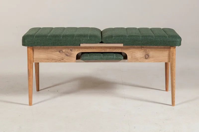 Corralez benk 51 cm - Tre / Natur / Grønn - Møbler - Stoler & lenestoler - Benk - Entrebenk