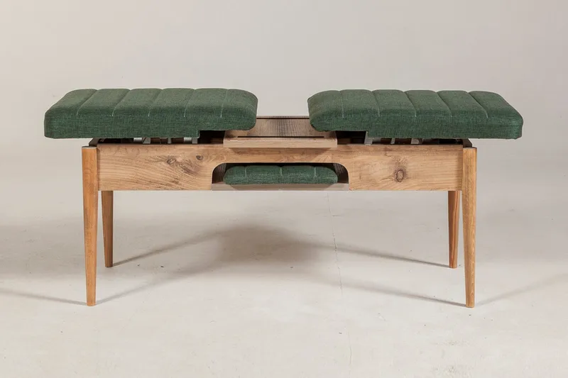 Corralez benk 51 cm - Tre / Natur / Grønn - Møbler - Stoler & lenestoler - Benk - Entrebenk