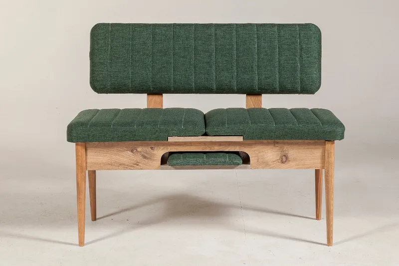 Corralez benk 85 cm - Tre / Natur / Grønn - Møbler - Stoler & lenestoler - Benk